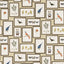 Sanderson Picture Gallery Sand/Multi Wallpaper