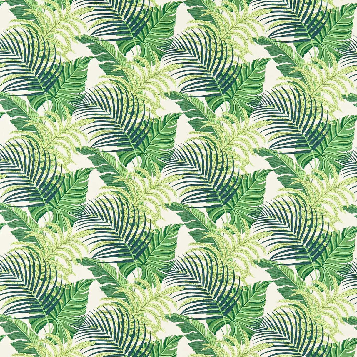Sanderson Manila Green/Ivory Fabric