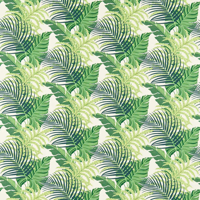 Sanderson Manila Green/Ivory Fabric