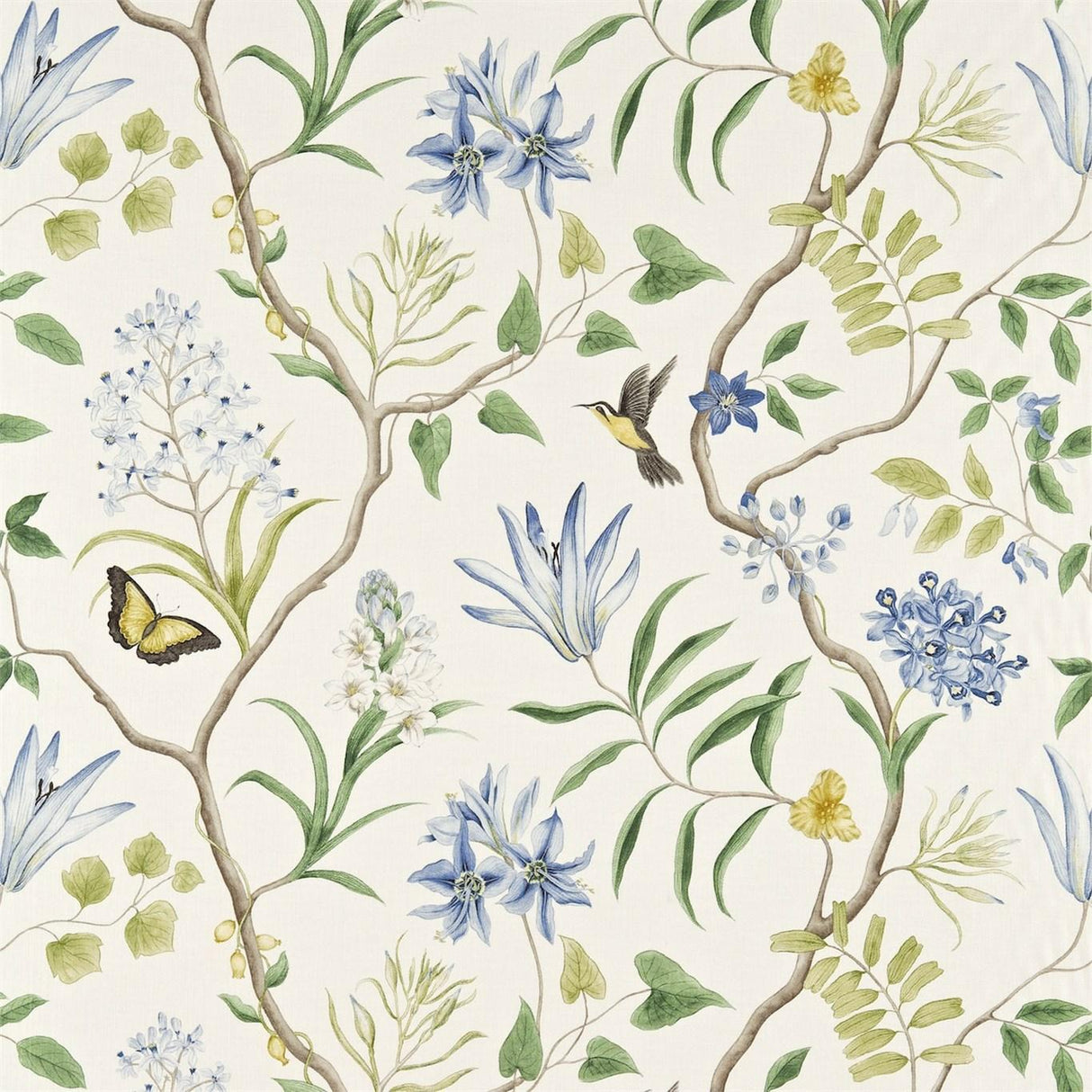 Sanderson Clementine Delft Blue Fabric