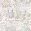 Sanderson Waterperry Ivory/Stone Wallpaper