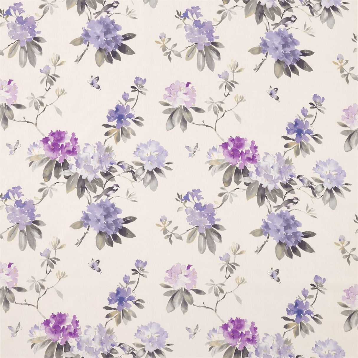 Sanderson Rhodera Grape Fabric