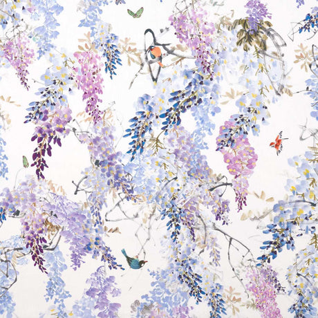 Sanderson Wisteria Falls Amethyst Fabric