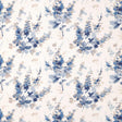 Sanderson Delphiniums Indigo Fabric