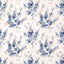 Sanderson Delphiniums Indigo Fabric