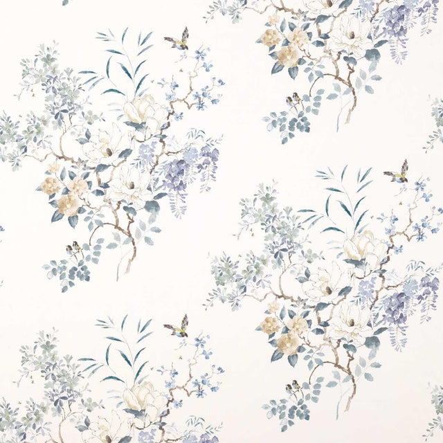 Sanderson Magnolia & Blossom Blossom/Leaf Fabric