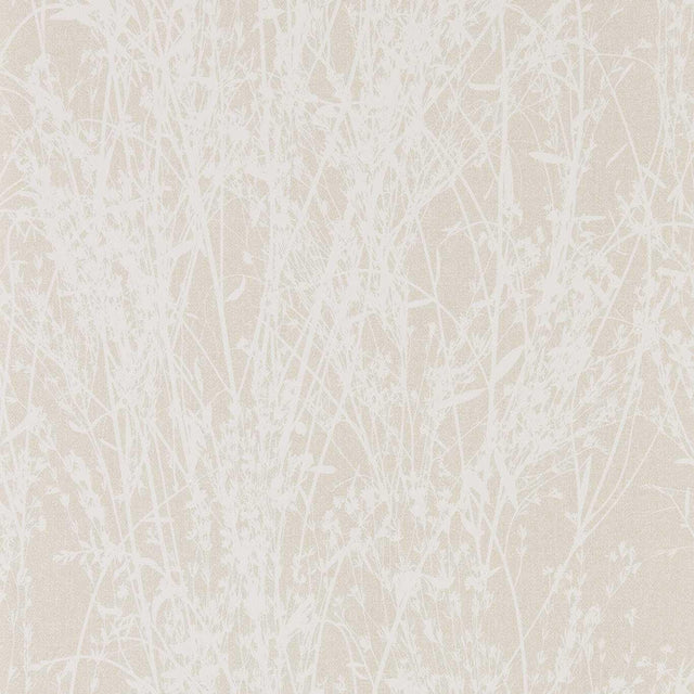 Sanderson Meadow Canvas White/Parchment Wallpaper