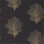 Sanderson Oak Filigree Charcoal/Bronze Wallpaper