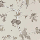Sanderson Woodland Chorus Sepia/Neutral Wallpaper