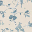 Sanderson Woodland Chorus Indigo/Ecru Wallpaper