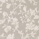 Sanderson Magnolia & Pomegranate Silver/Linen Wallpaper