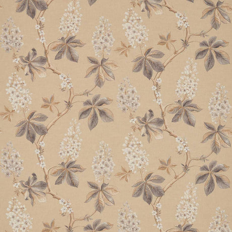 Sanderson Chestnut Tree Wheat/Pebble Fabric