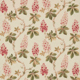 Sanderson Chestnut Tree Coral/Bayleaf Fabric