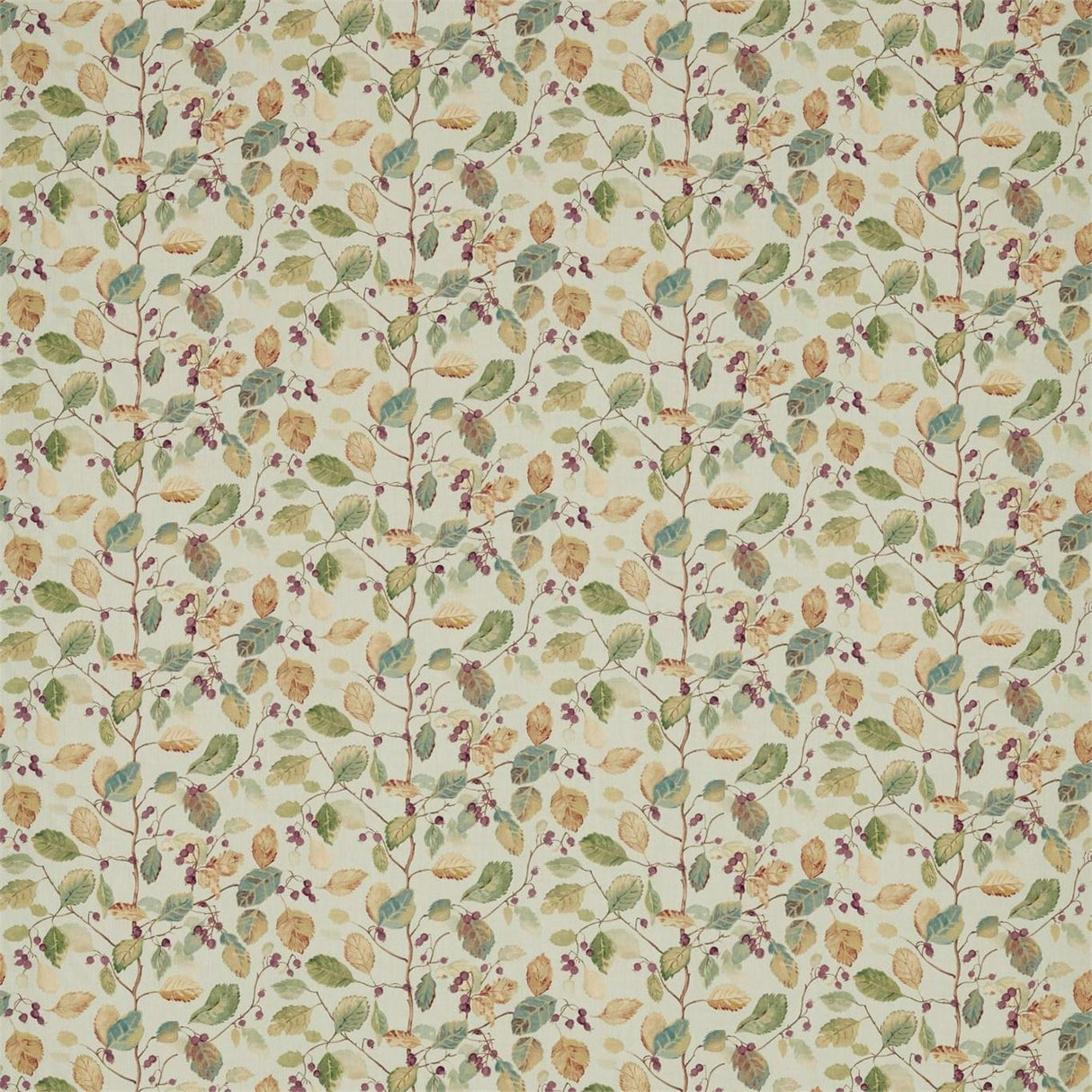 Sanderson Woodland Berries Bayleaf/Fig Fabric