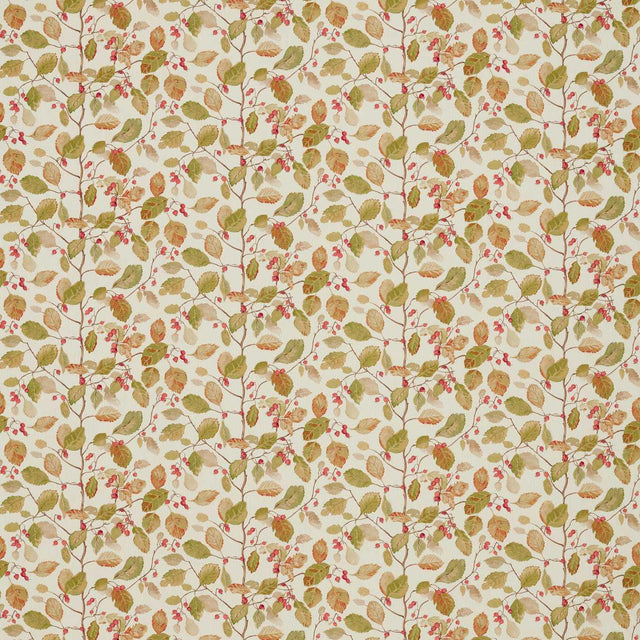 Sanderson Woodland Berries Rosehip/Moss Fabric