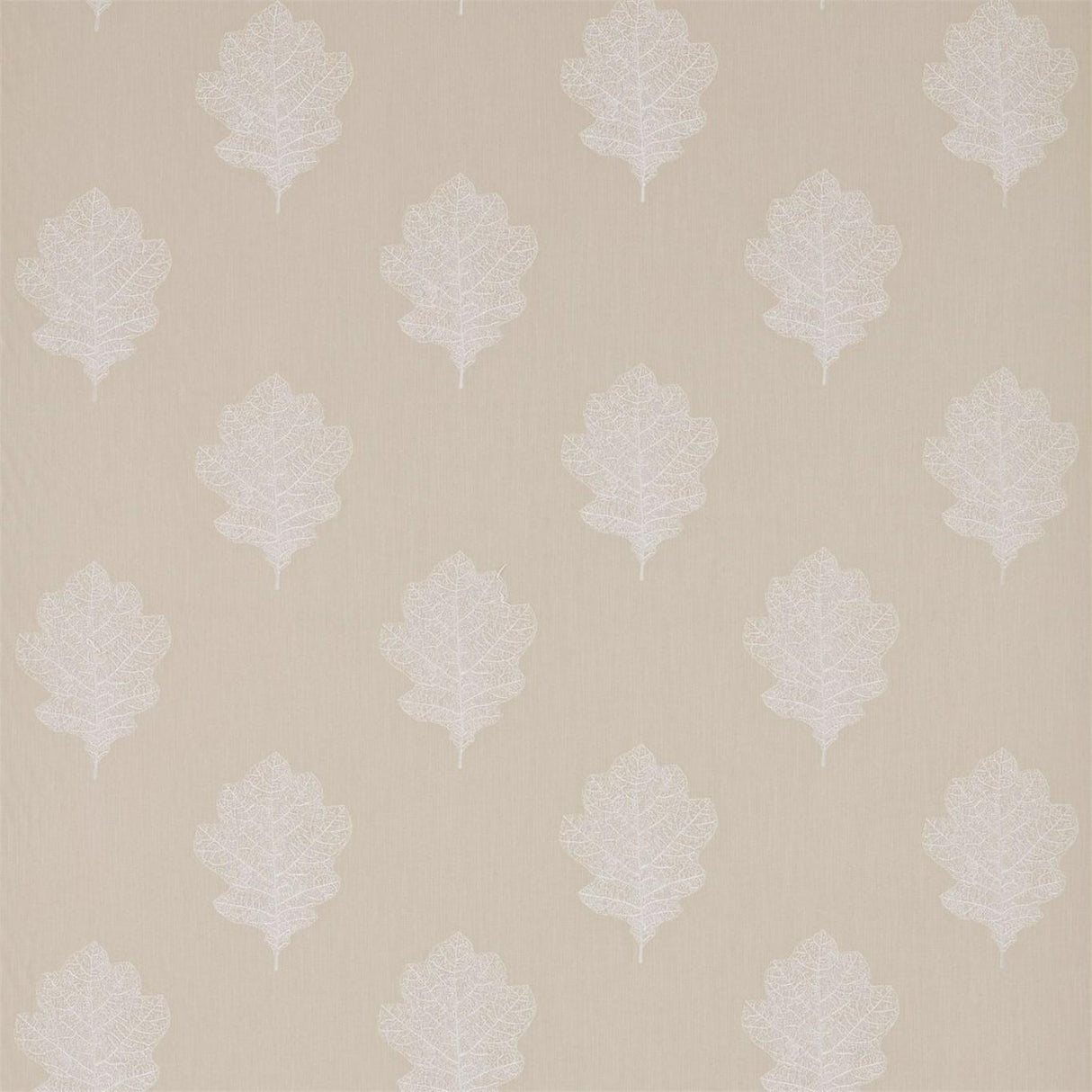 Sanderson Oak Filigree Stone Fabric