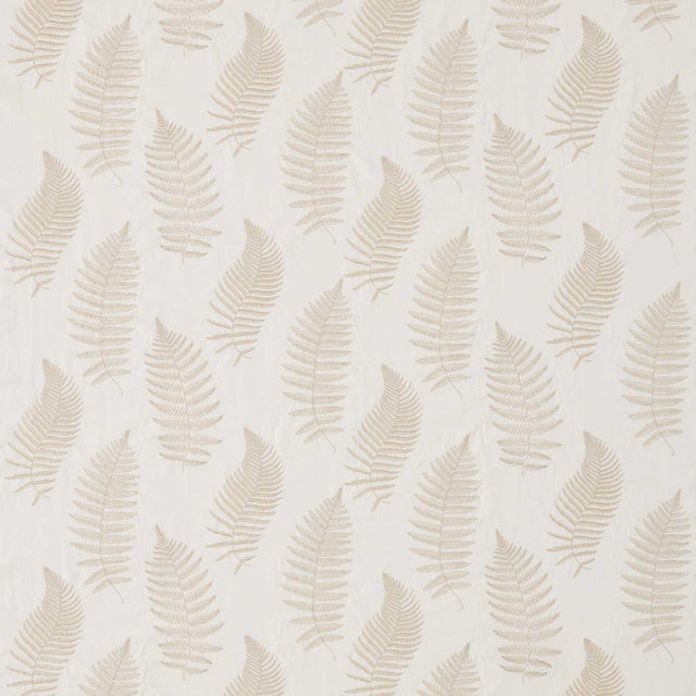 Sanderson Fern Embroidery Ivory Fabric