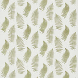 Sanderson Fern Embroidery Moss Fabric