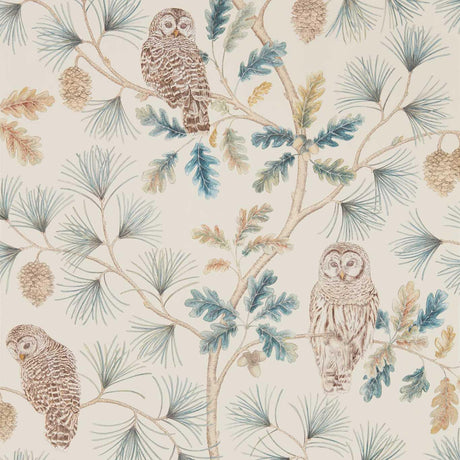 Sanderson Owlswick Teal Wallpaper