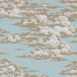 Sanderson Silvi Clouds English Blue Wallpaper