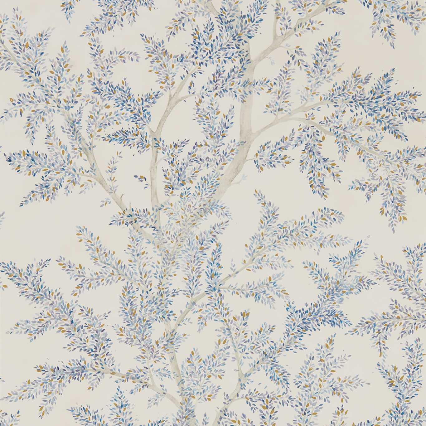 Sanderson Farthing Wood Cobalt Wallpaper by Sanderson