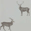 Sanderson Evesham Deer Silver Grey Wallpaper