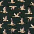 Sanderson Elysian Geese Forest/Fig Fabric