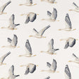 Sanderson Elysian Geese Silver/Chalk Fabric