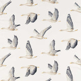 Sanderson Elysian Geese Silver/Chalk Fabric
