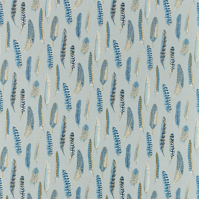 Sanderson Lismore Indigo/Silver Fabric