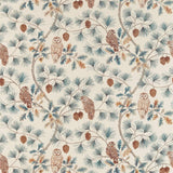 Sanderson Owlswick Teal Fabric