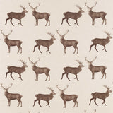 Sanderson Evesham Deer Linen/Chalk Fabric