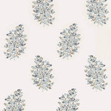 Sanderson Wendell Embroidery Indigo/Wedgwood Fabric