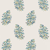 Sanderson Wendell Embroidery Ceramic Blue Fabric