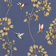 Harlequin Amazilia Indigo Wallpaper