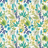 Harlequin Nalina Zest/Lagoon/Gooseberry Fabric