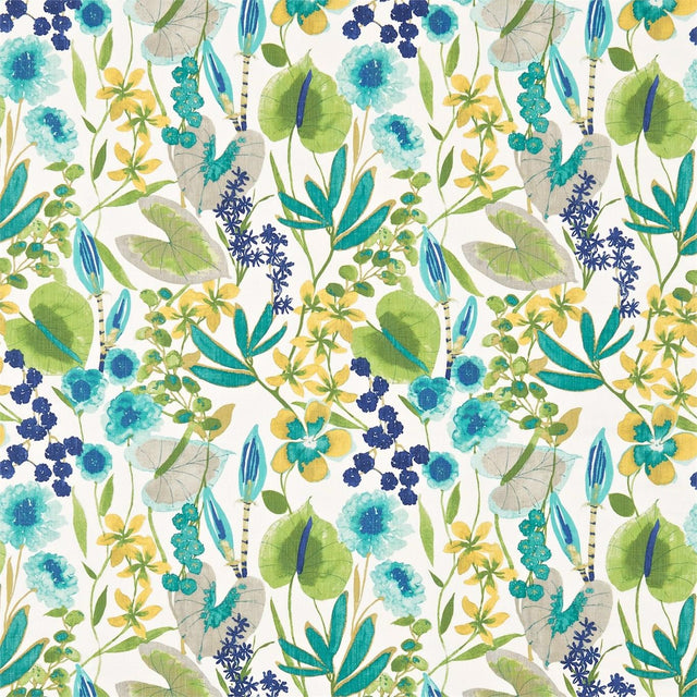 Harlequin Nalina Zest/Lagoon/Gooseberry Fabric