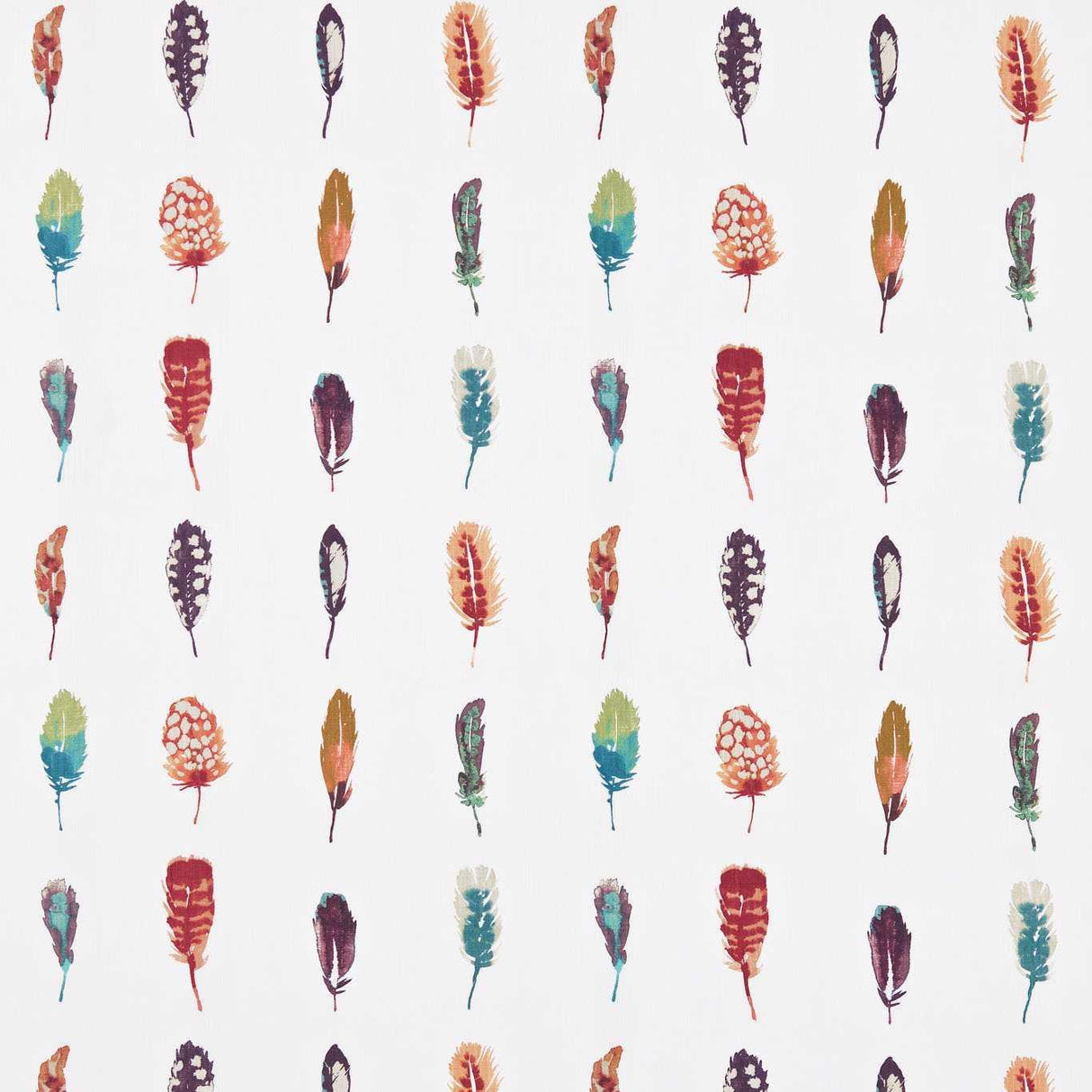 Harlequin Limosa Papaya/Lagoon/Loganberry Fabric