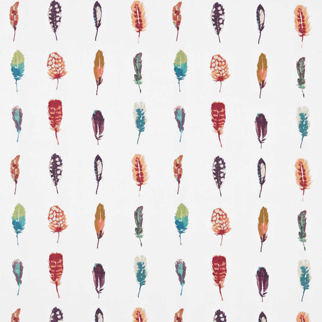 Harlequin Limosa Papaya/Lagoon/Loganberry Fabric