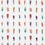 Harlequin Limosa Papaya/Lagoon/Loganberry Fabric