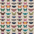 Harlequin Papilio Flamingo/Papaya/Loganberry Fabric