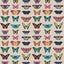 Harlequin Papilio Flamingo/Papaya/Loganberry Fabric