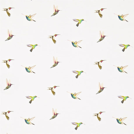 Harlequin Amazilia Flamingo/Papaya/Apple Fabric