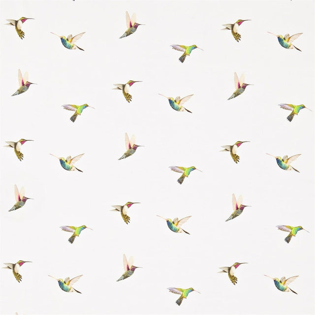 Harlequin Amazilia Flamingo/Papaya/Apple Fabric