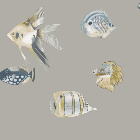 Harlequin Kamanu Graphite/Mustard Wallpaper