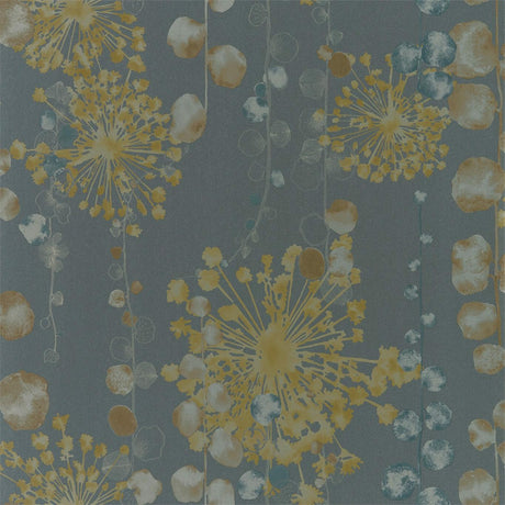 Harlequin Moku Graphite/Mustard Wallpaper