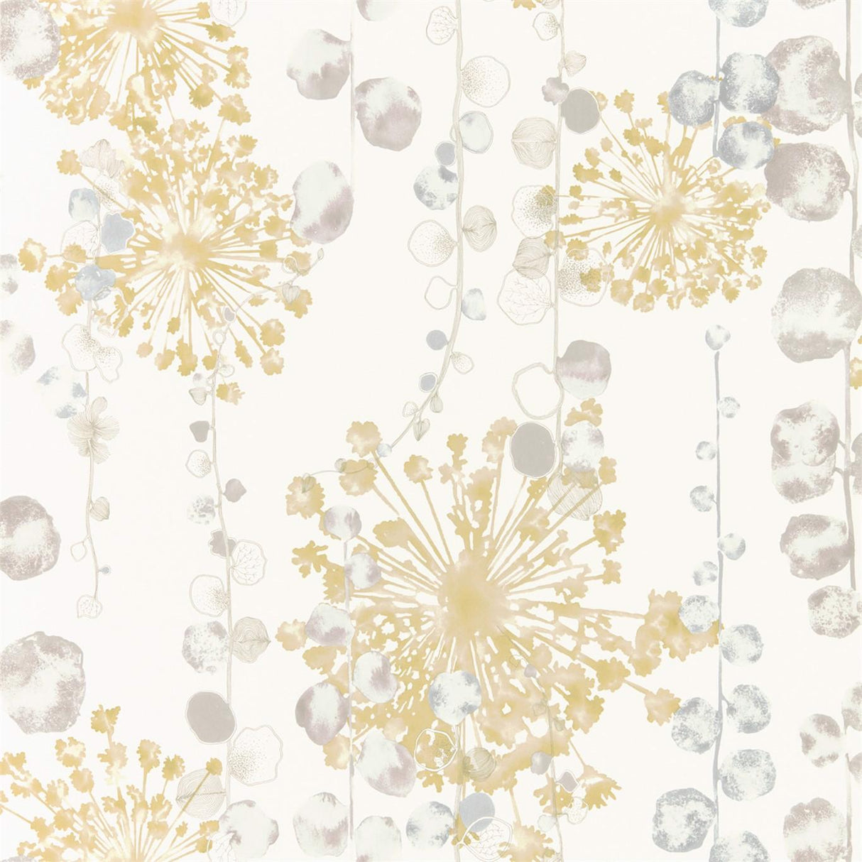 Harlequin Moku Ochre/Seaspray Wallpaper