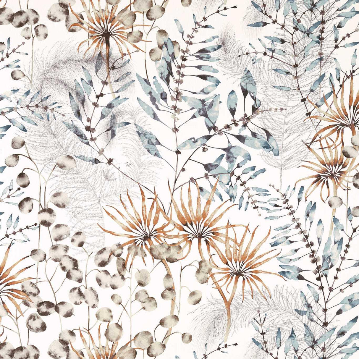 Harlequin Postelia Amber/Slate Fabric