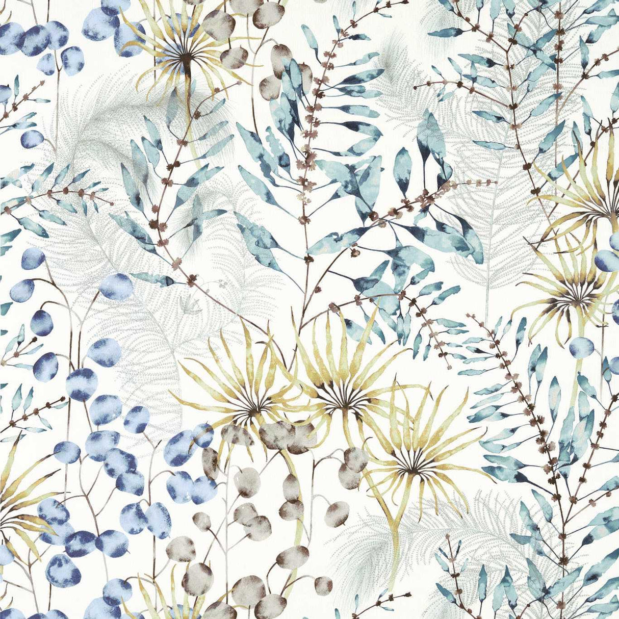 Harlequin Postelia Lagoon/Linden Fabric