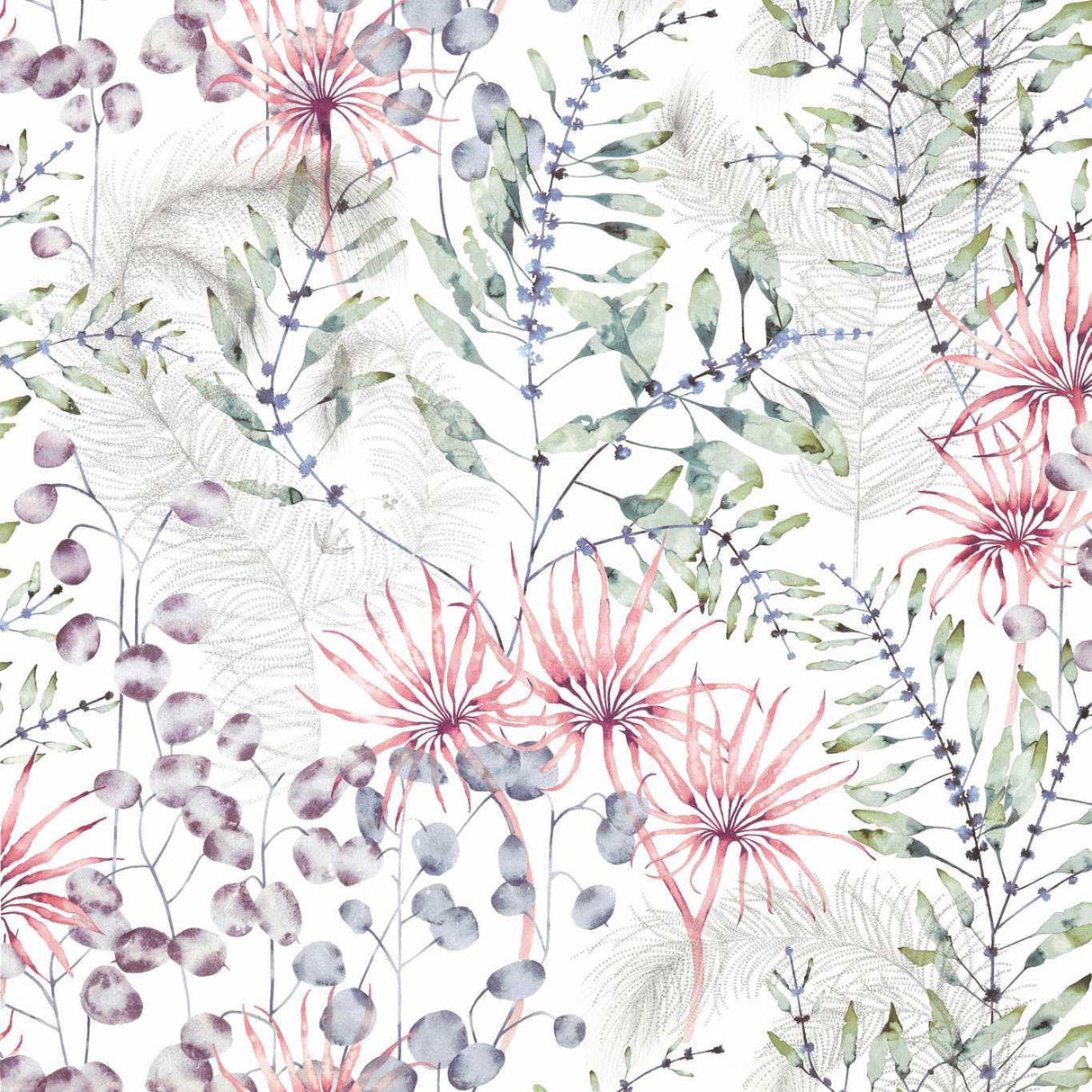 Harlequin Postelia Berry/Heather Fabric